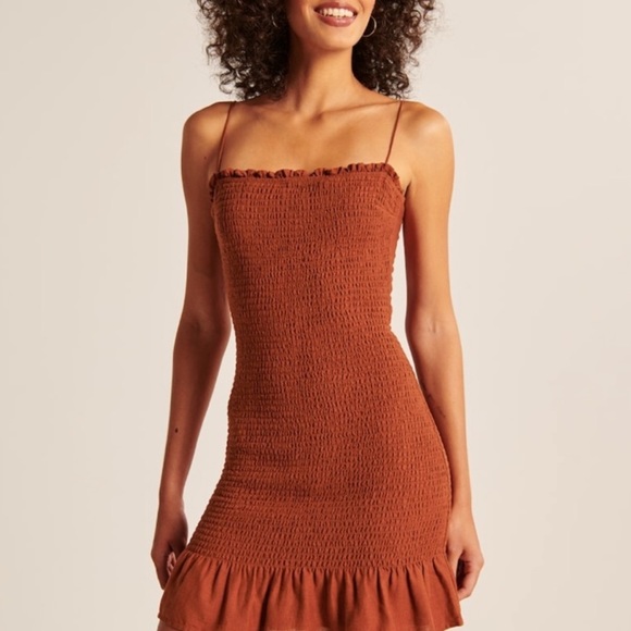Abercrombie & Fitch Dresses & Skirts - Abercrombie & Fitch Smocked Open Back Mini Dress